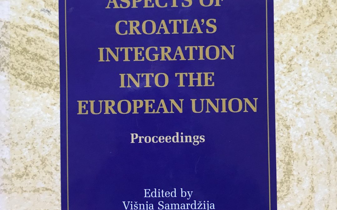 Economic aspects of Croatia’s integration into the European Union
