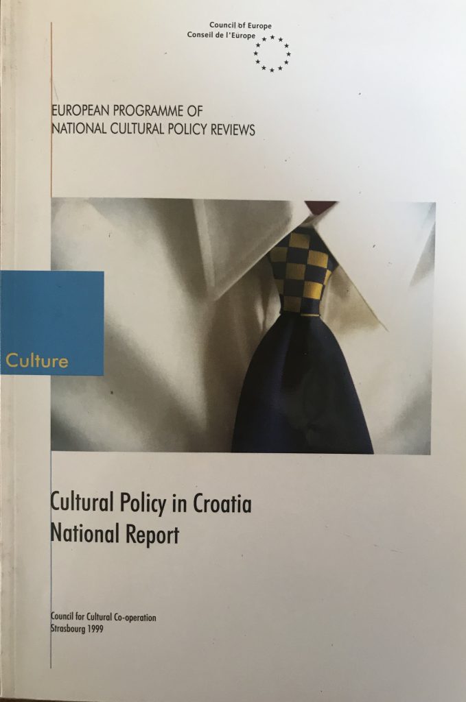 Cultural policy of the Republic of Croatia: national report
