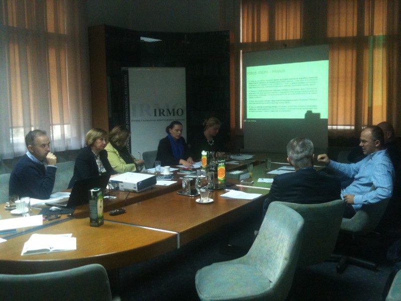 Focus group on industrial relations in Croatia from the trade unions perspetive held at IRMO
