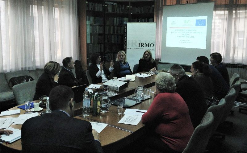 Foresight workshop about the impact of digital economy on industrial relations in Croatia