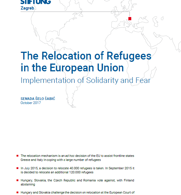 Analiza ‘The Relocation of Refugees in the European Union: Implementation of Solidarity and Fear’