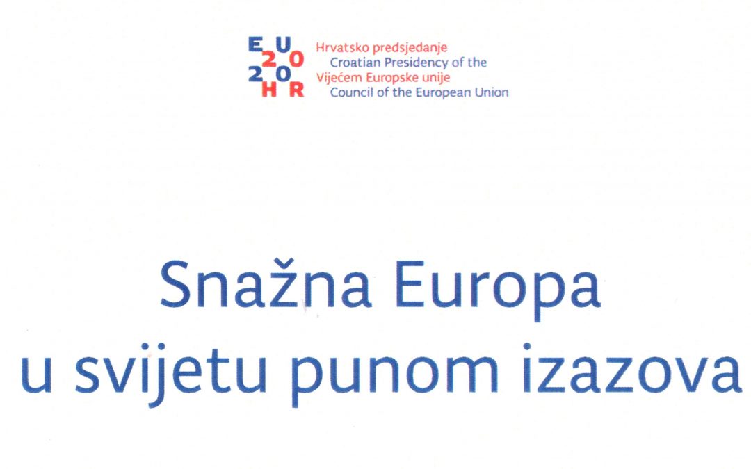 Najava konferencije: “Nadolazeće predsjedavanje Republike Hrvatske Vijećem EU – poticaj za Jugoistočnu Europu?”