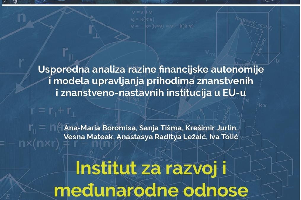 Usporedna analiza razine financijske autonomije i modela upravljanja prihodima znanstvenih i znanstveno-nastavnih institucija u EU-u