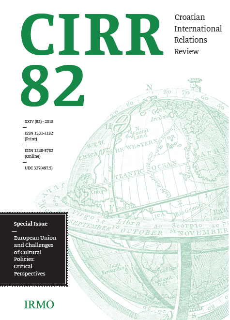 CIRR Special Issue ‘European Union and Challenges of Cultural Policies: Critical Perspectives’