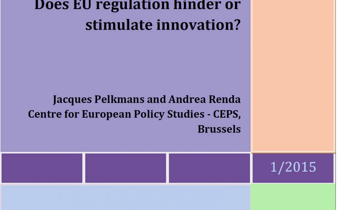 IRMO Occasional Papers “Does EU Regulation Hinder or Stimulate Innovation?”