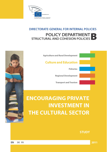 Study “Encouraging private investment in the cultural sector”