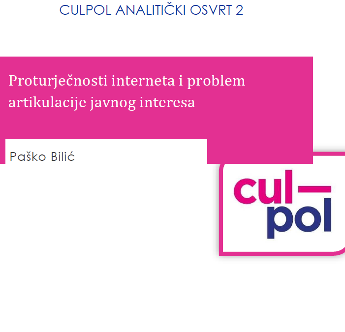 CULPOL Commentary no. 2 by PaškoBilić on Contradictions of the Internet and the problem of articulating the public interest published