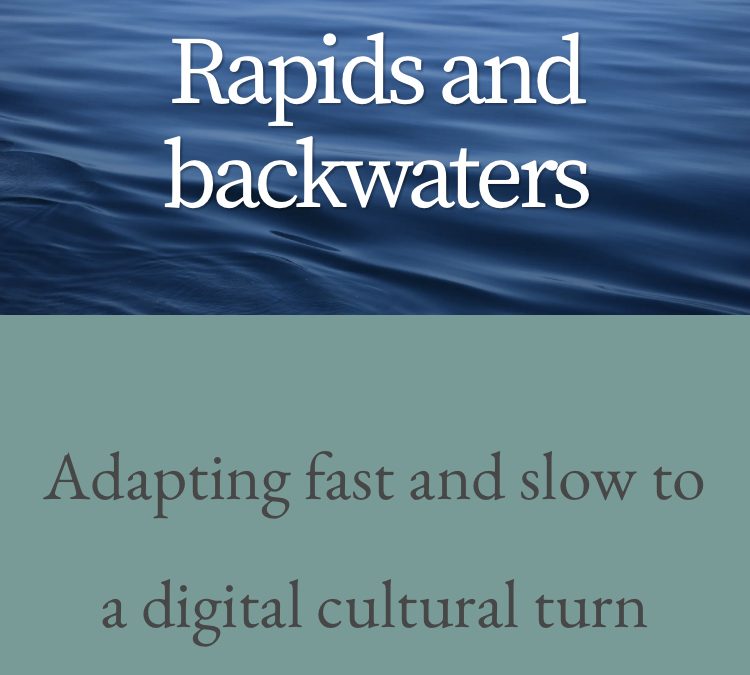 Rapids and backwaters. Adapting fast and slow to a digital cultural turn