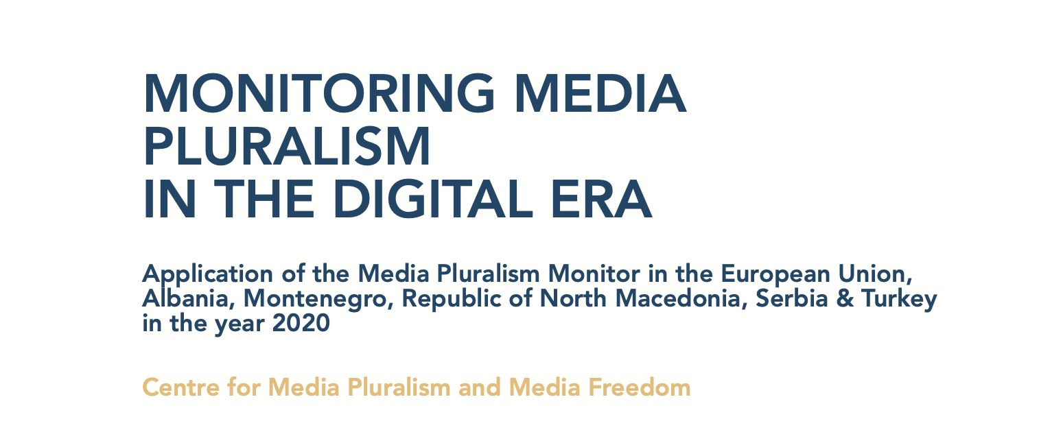 Results of the Media Pluralism Monitor (MPM 2021) published for 32 European countries, including Croatia
