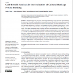 Znanstveni članak "Cost–Benefit Analysis in the Evaluation of Cultural Heritage  Project Funding"