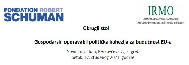 Invitation to the round table “Economic recovery and political cohesion for the future of the EU”