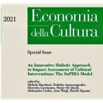 Posebno izdanje časopisa Economia della Cultura o glavnim rezultatima projekta „SoPHIA – društvena platforma za cjelovitu procjenu učinaka baštine“