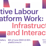 Najava okruglog stola 'Kreativni rad kao platformski rad: Infrastrukture i interakcije'