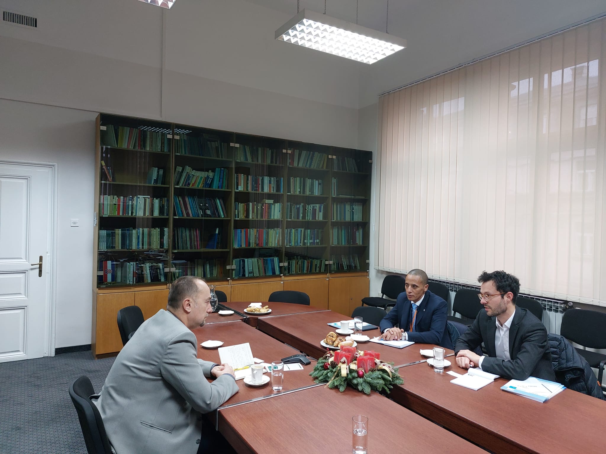 A visit of representatives of the Embassy of the French Republic to IRMO