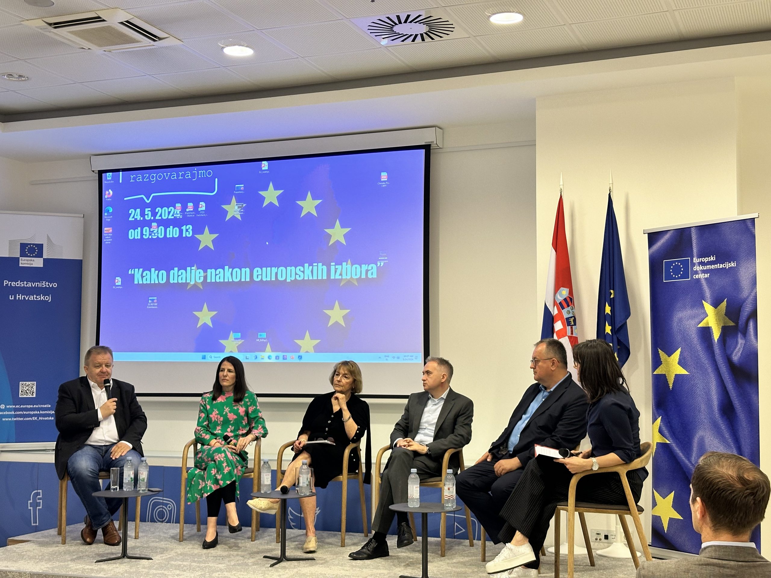 The Panel “How to proceed after the European elections” held at the House of Europe