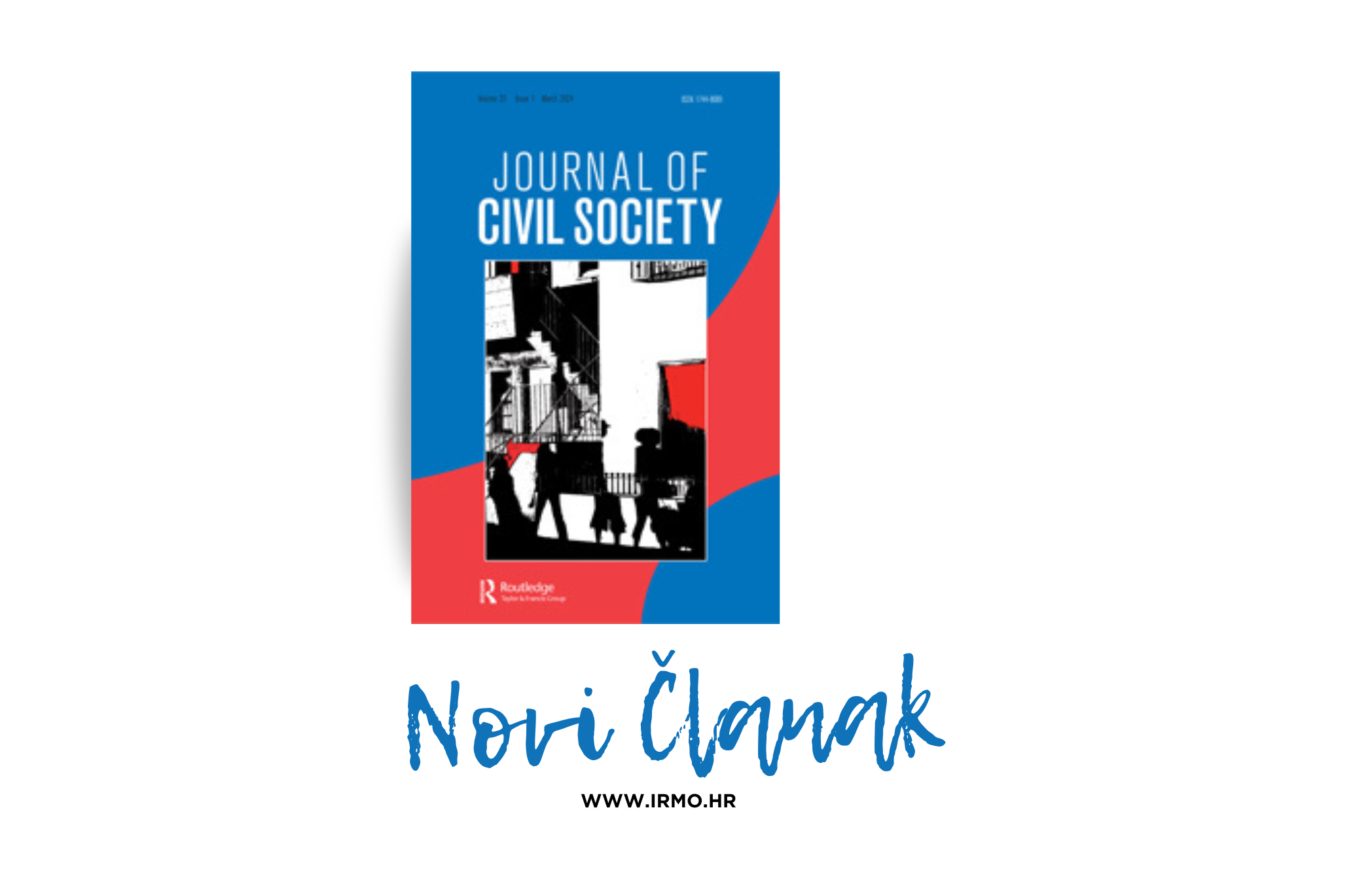IRMO researcher published a co-authored article in the Journal of Civil Society (WOS, Scopus)