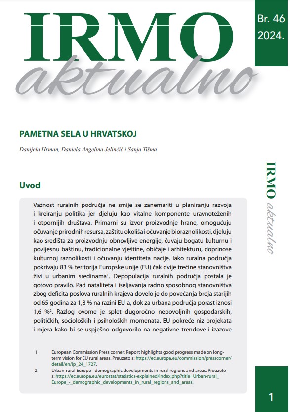 IRMO aktualno “Pametna sela u Hrvatskoj”