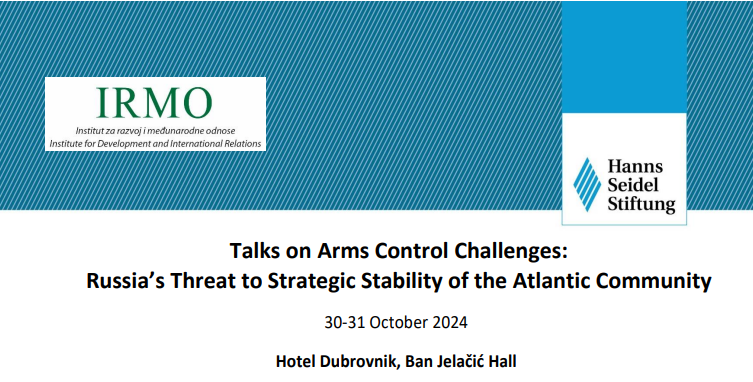 Conference “Talks on Arms Control Challenges: Russia’s Challenge to the Strategic Stability of the Atlantic Community”