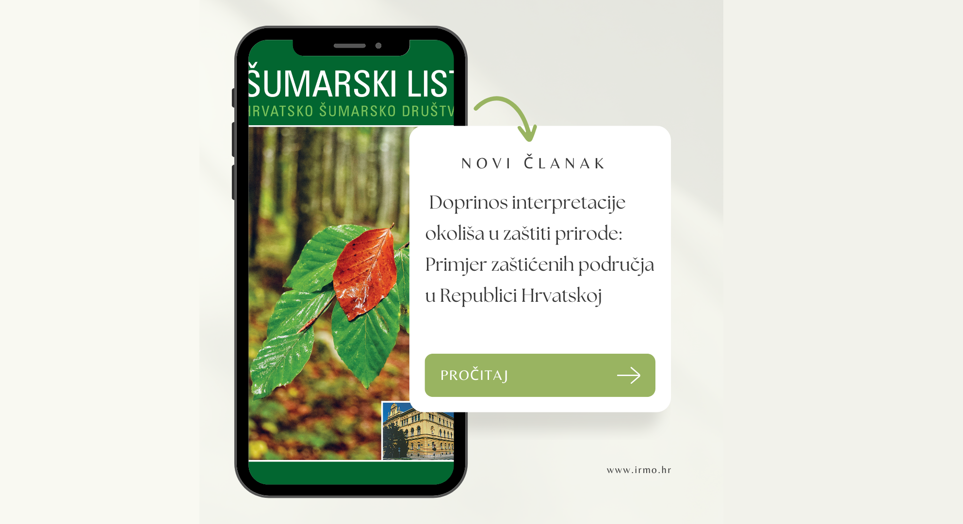 IRMO researcher published a co-authored article in the scientific journal “Šumarski list”