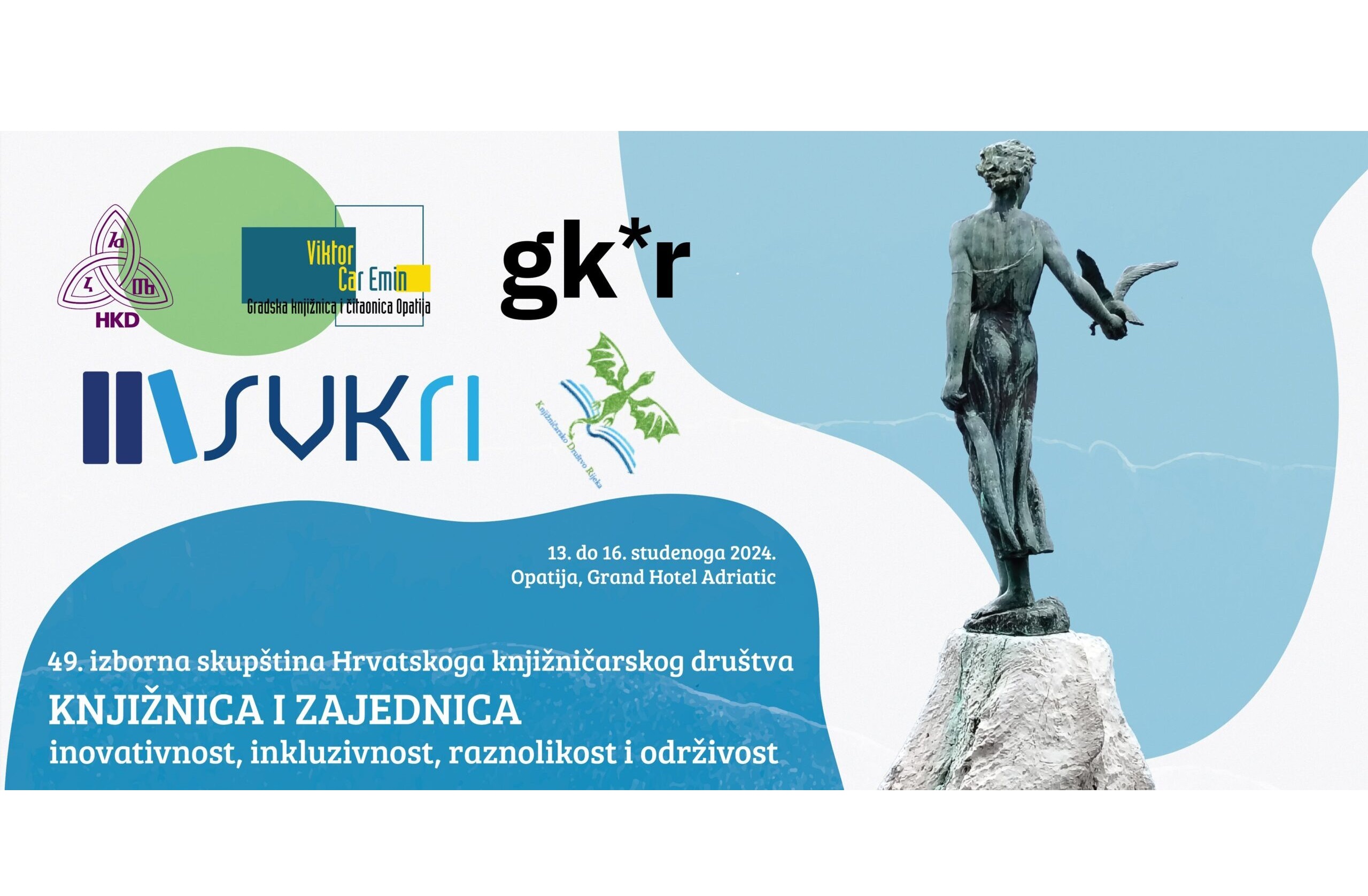 IRMO researcher delivered an invited presentation at the 49th Assembly of the Croatian Library Association