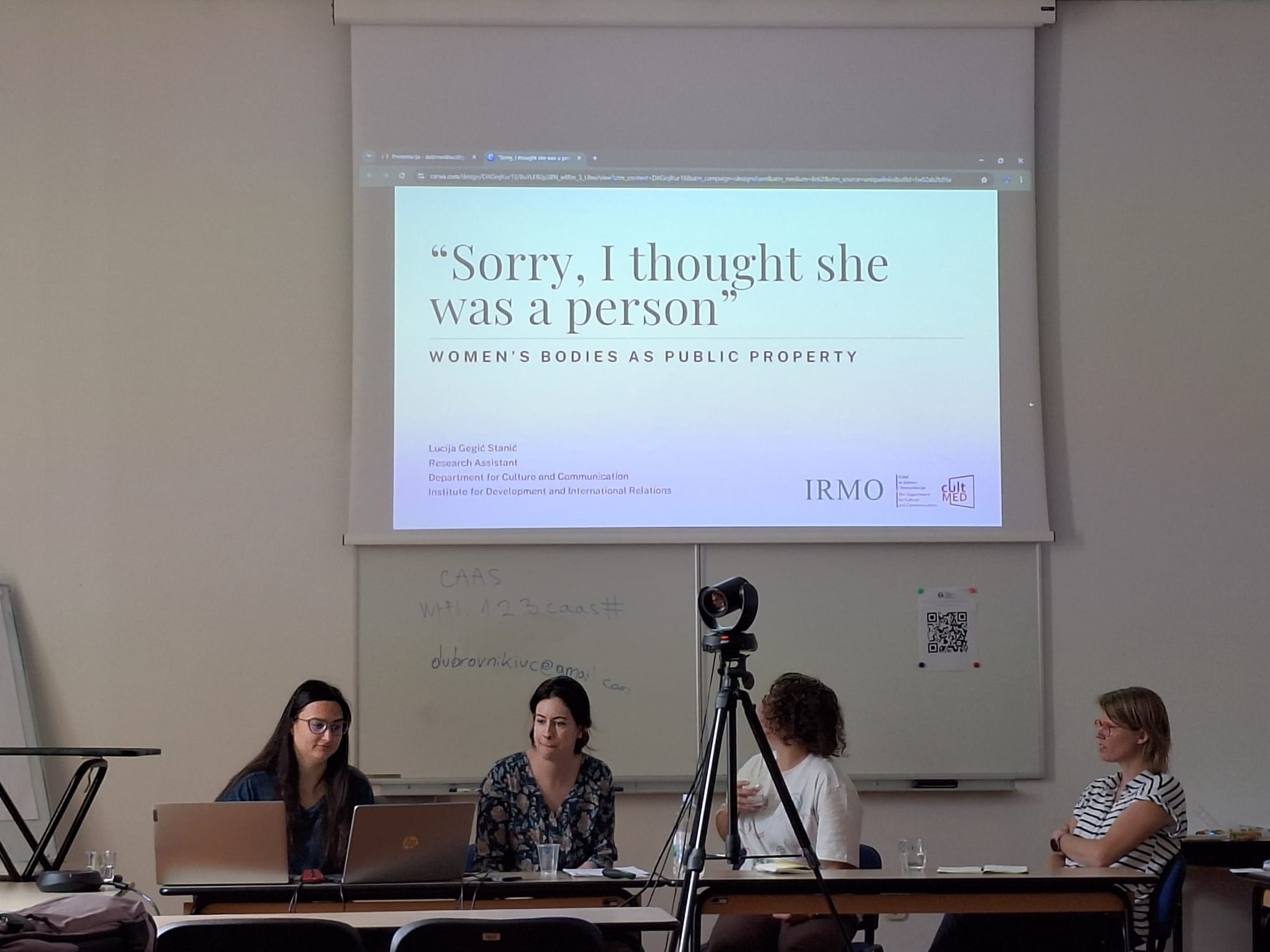 IRMO assistant Participated in the 18th Postgraduate Seminar Feminisms in Transnational Perspective