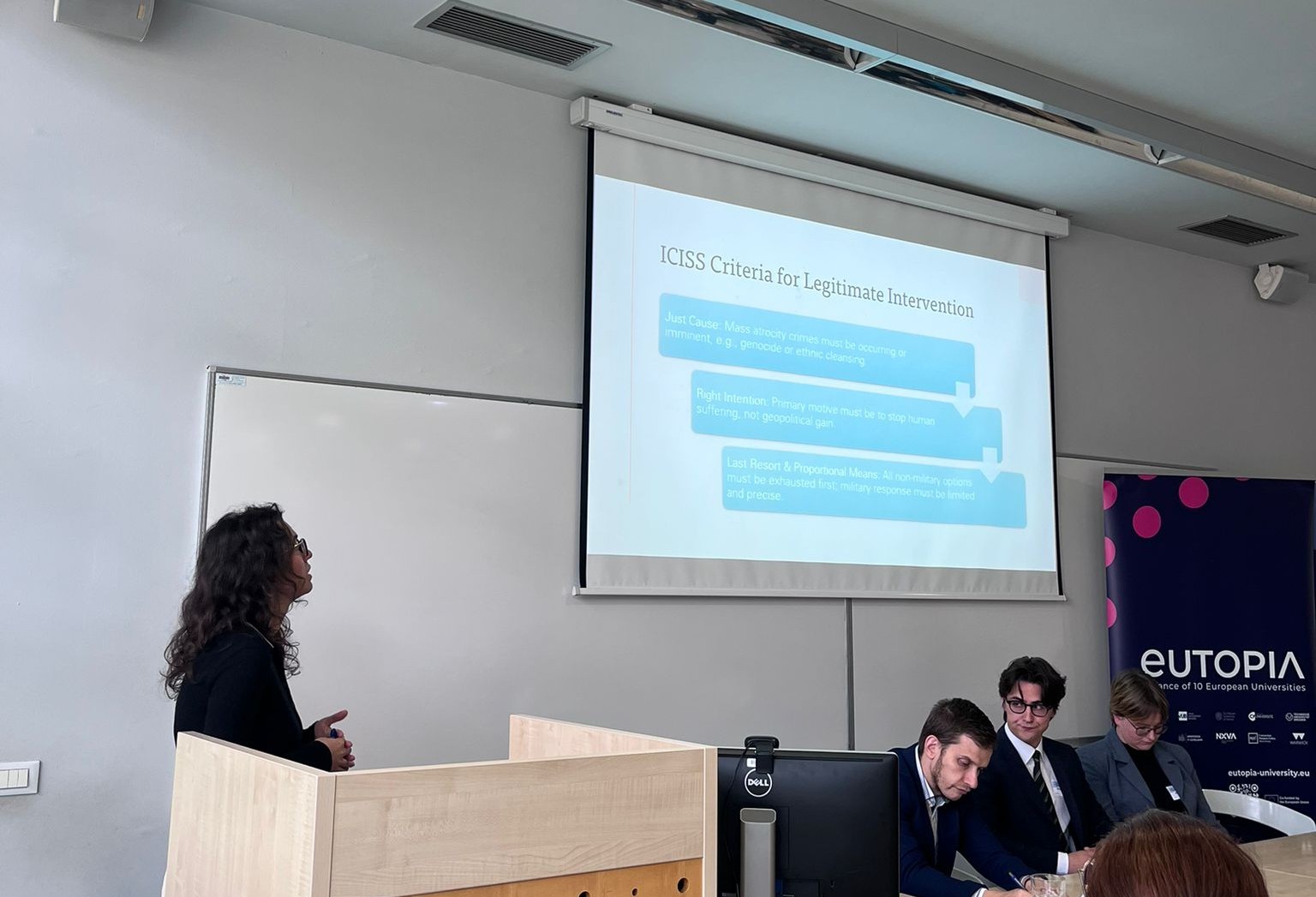 IRMO Research Assistant at Student Conference in Ljubljana