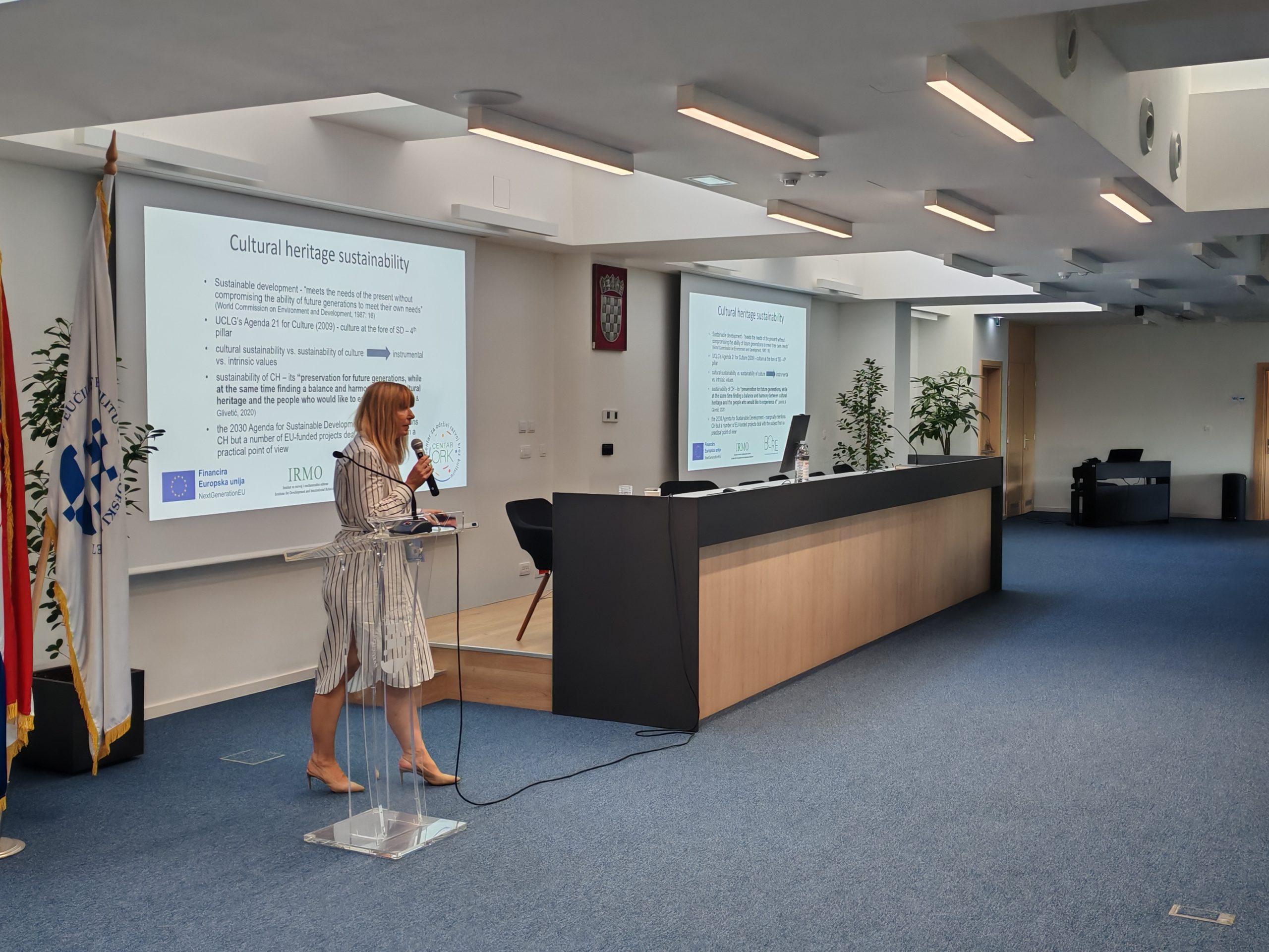 IRMO researcher IRMO scientist at the international conference on sustainable development goals in Split