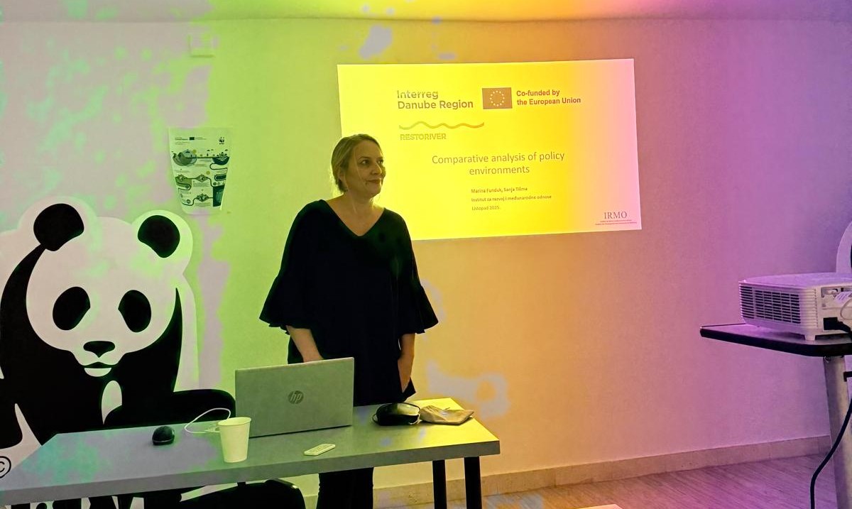 IRMO scientist presented one of the results of the RESTORIVER project