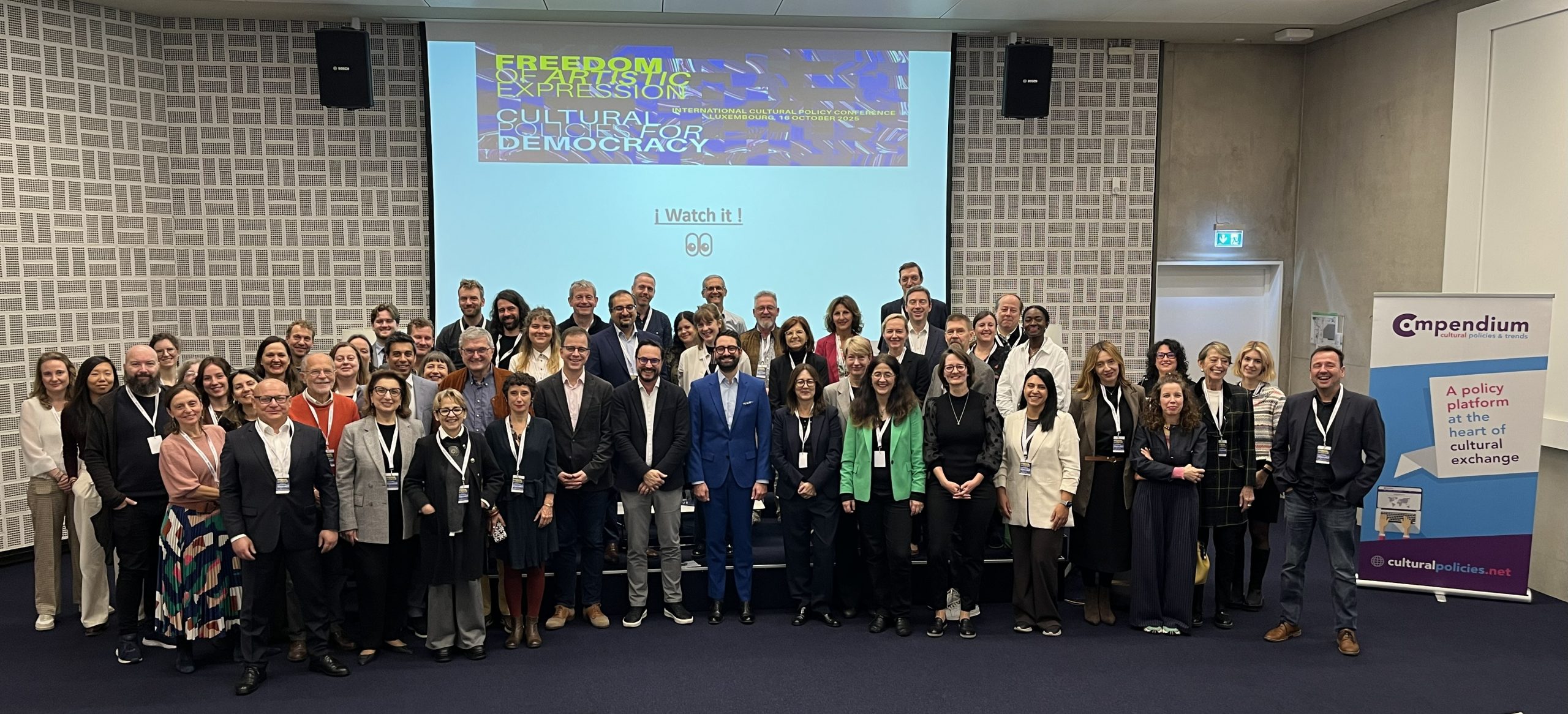 IRMO researcher participated in the international conference on cultural policies in Luxembourg