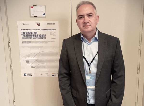 Predstavnik IRMO-a sudjelovao na znanstveno stručnoj radionici „Migracijska tranzicija u Hrvatskoj: trenutno stanje i perspektiveˮ
