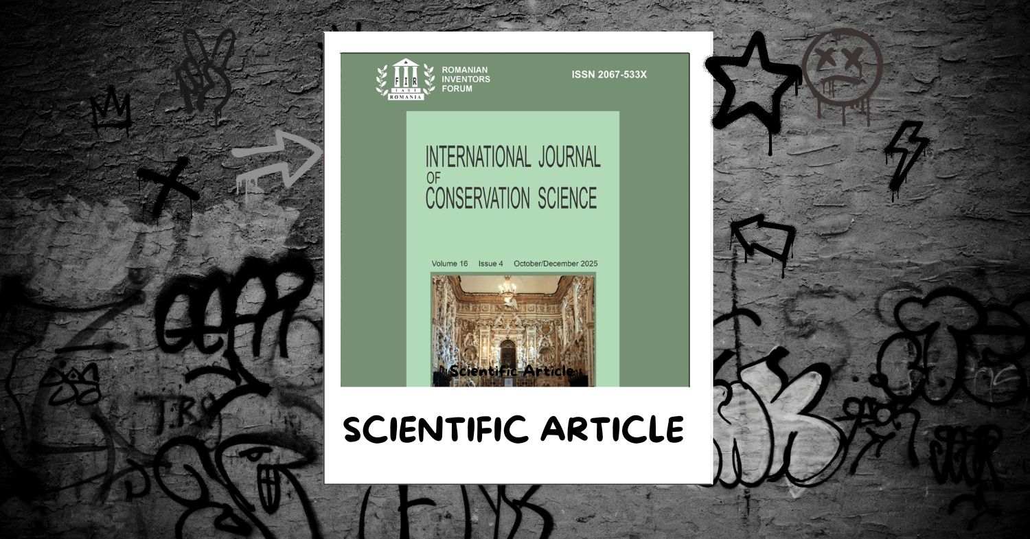 Scientific Article “Graffiti Vandalism at Cultural Heritage Assets: Review and Effectiveness of Prevention and Removal Methods„