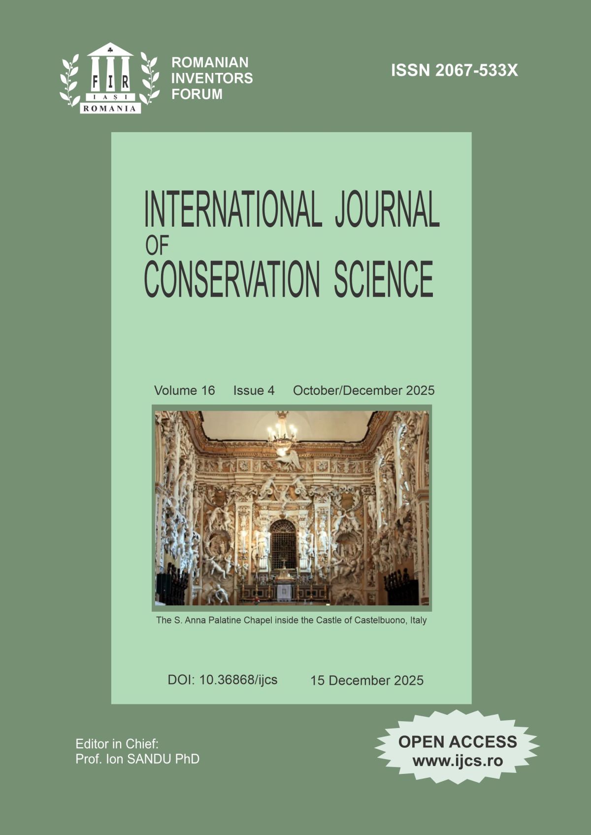 Scientific Article “Graffiti Vandalism at Cultural Heritage Assets: Review and Effectiveness of Prevention and Removal Methods„