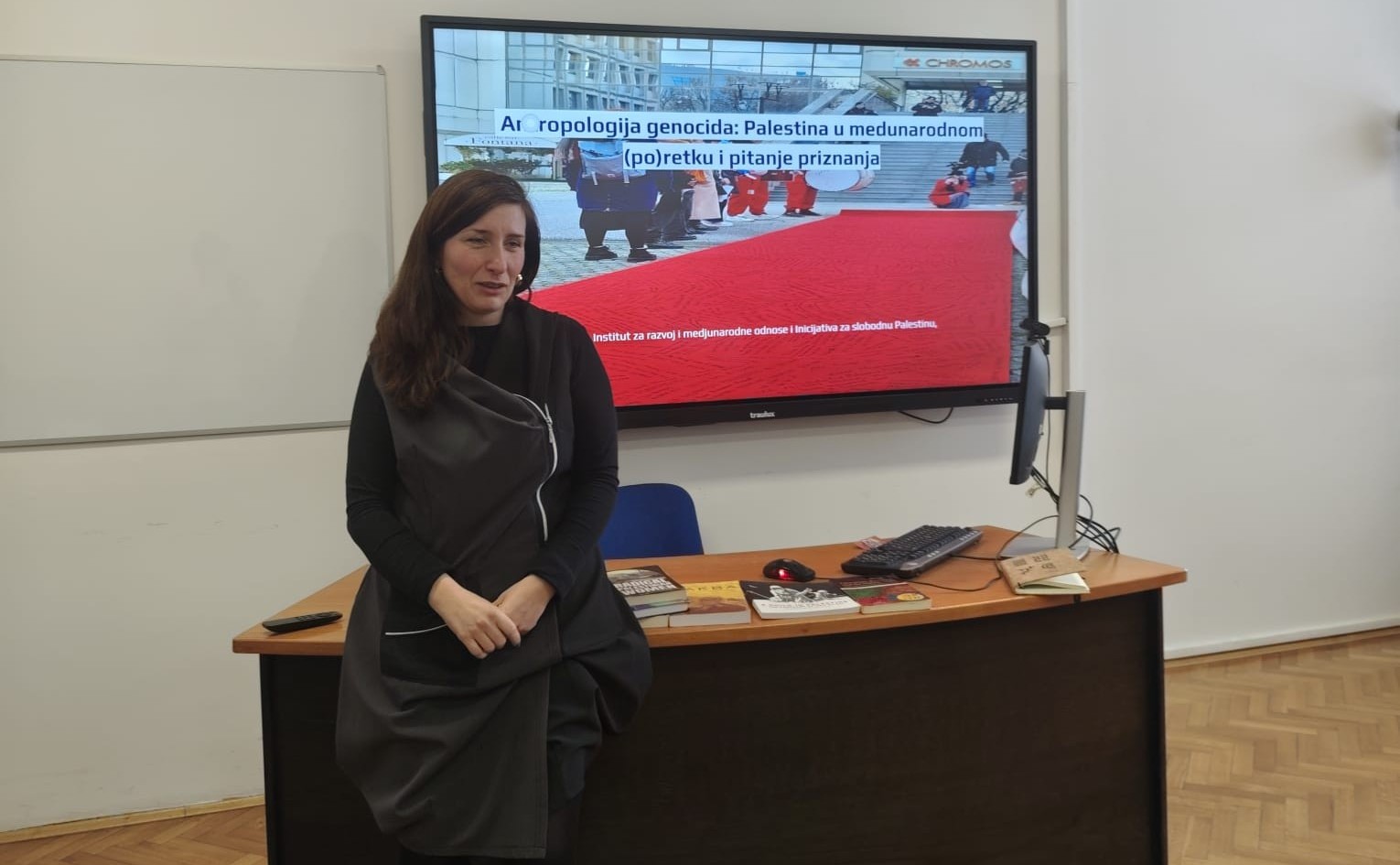 Emina Bužinkić Delivers Lecture on the Anthropology of Genocide at the University of Zagreb’s Faculty of Philosophy