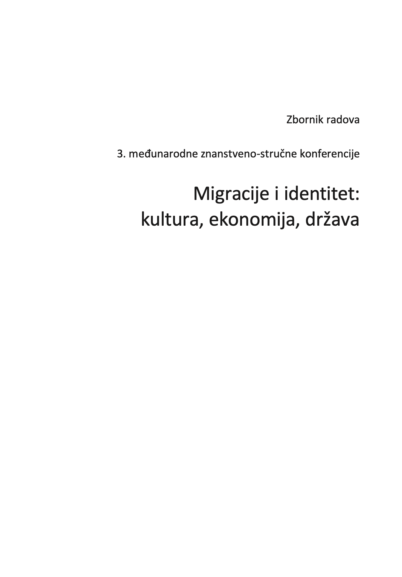 Scientific Article “Challenges of managing migration flows of high-skilled workforce in Croatia”