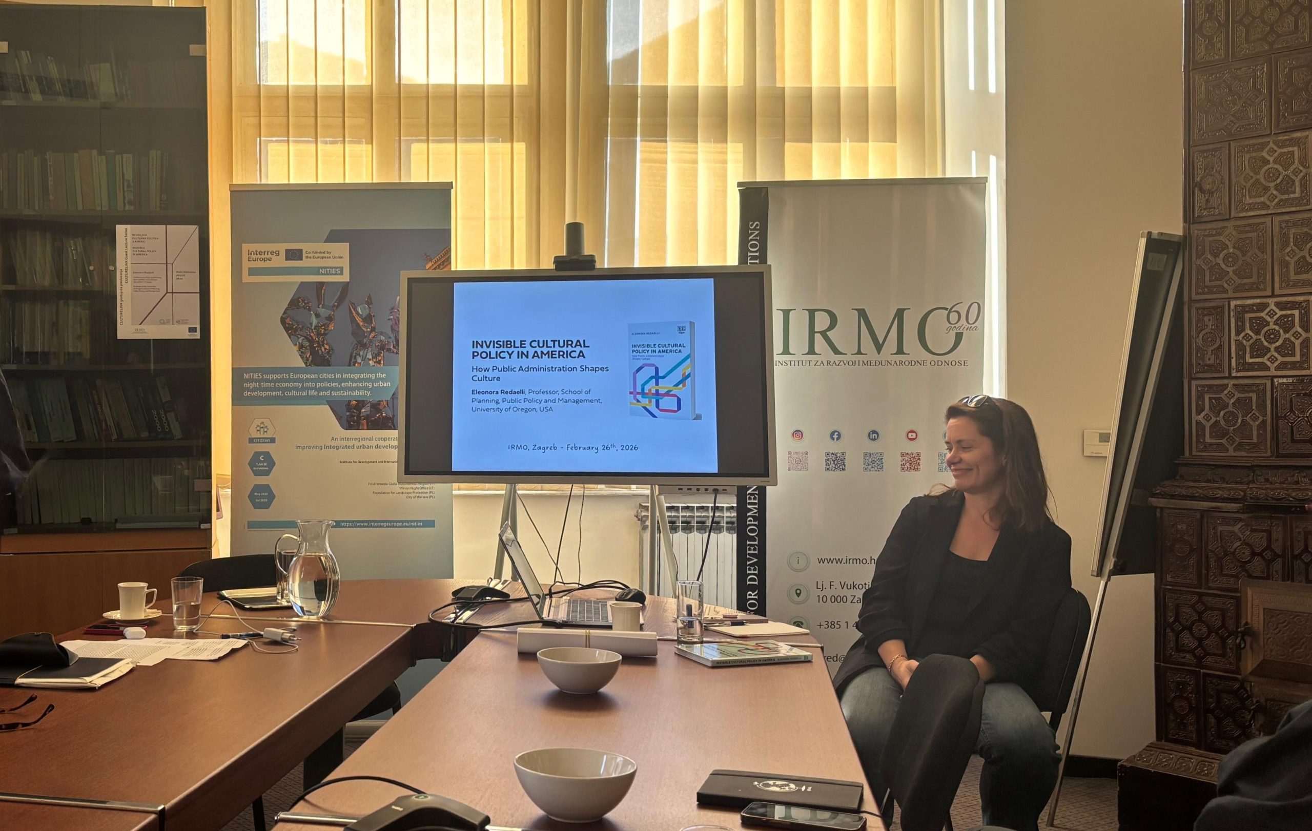 Dr. sc. Eleonora Redaelli održala predavanje „Nevidljiva kulturna politika u Americi”