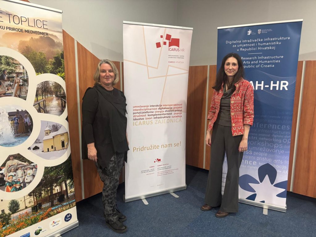 Dr. sc. Barbara Lovrinić Higgins i dr. sc. Aleksandra Uzelac sudjelovale međunarodnom znanstveno-stručnom skupu 11. dani ICARUS Hrvatska „(Raz)Otkrivanje arhiva: od istraživanja do pripovijedanja“