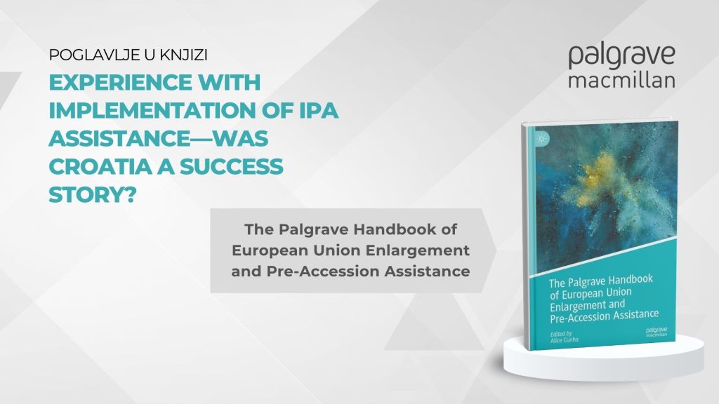 Objavljeno poglavlje o iskustvu Hrvatske s IPA programom u izdanju Springer