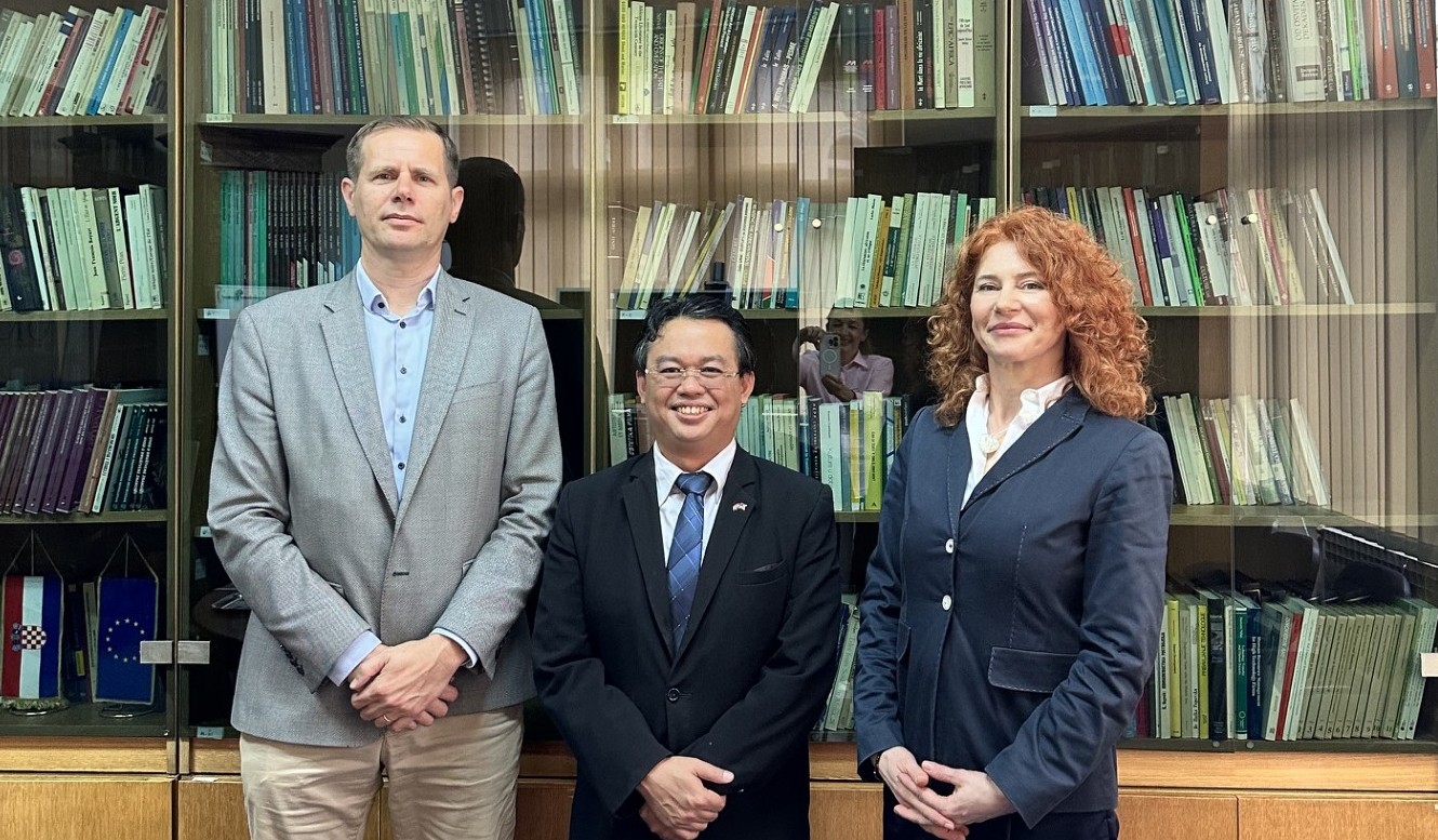 Chargé d’Affaires of the Embassy of Malaysia to Croatia, Mr Melvin Cheah Chee Aun, Visited IRMO