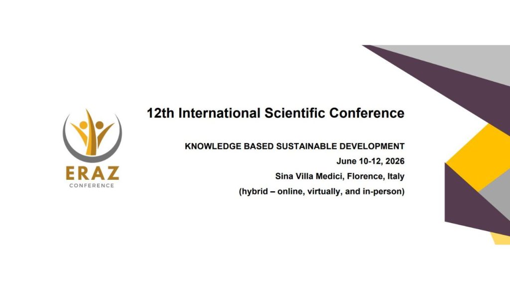 IRMO na ERAZ2026 konferenciji „Knowledge-Based Sustainable Development“
