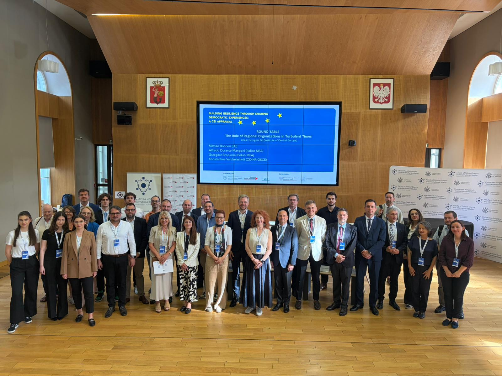 Senada Šelo Šabić sudjelovala na međunarodnoj konferenciji “Building Resilience Through Sharing Democratic Experiences: A CEI Appraisal” u Varšavi