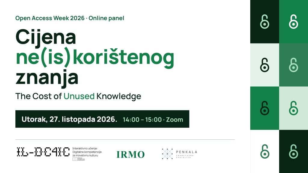 Poziv na online panel „Cijena ne(is)korištenog znanja - The Cost of Unused Knowledge”