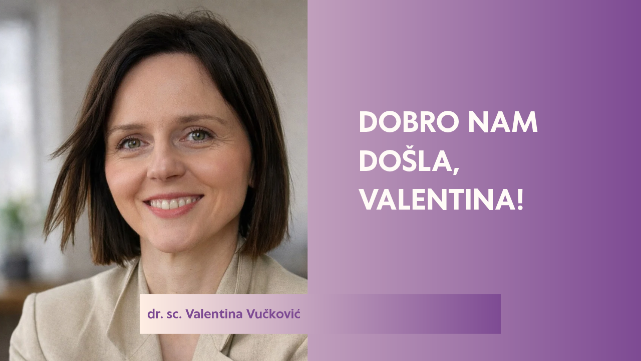 Nova kolegica na Odjelu za međunarodne gospodarske i političke odnose – dr. sc. Valentina Vučković